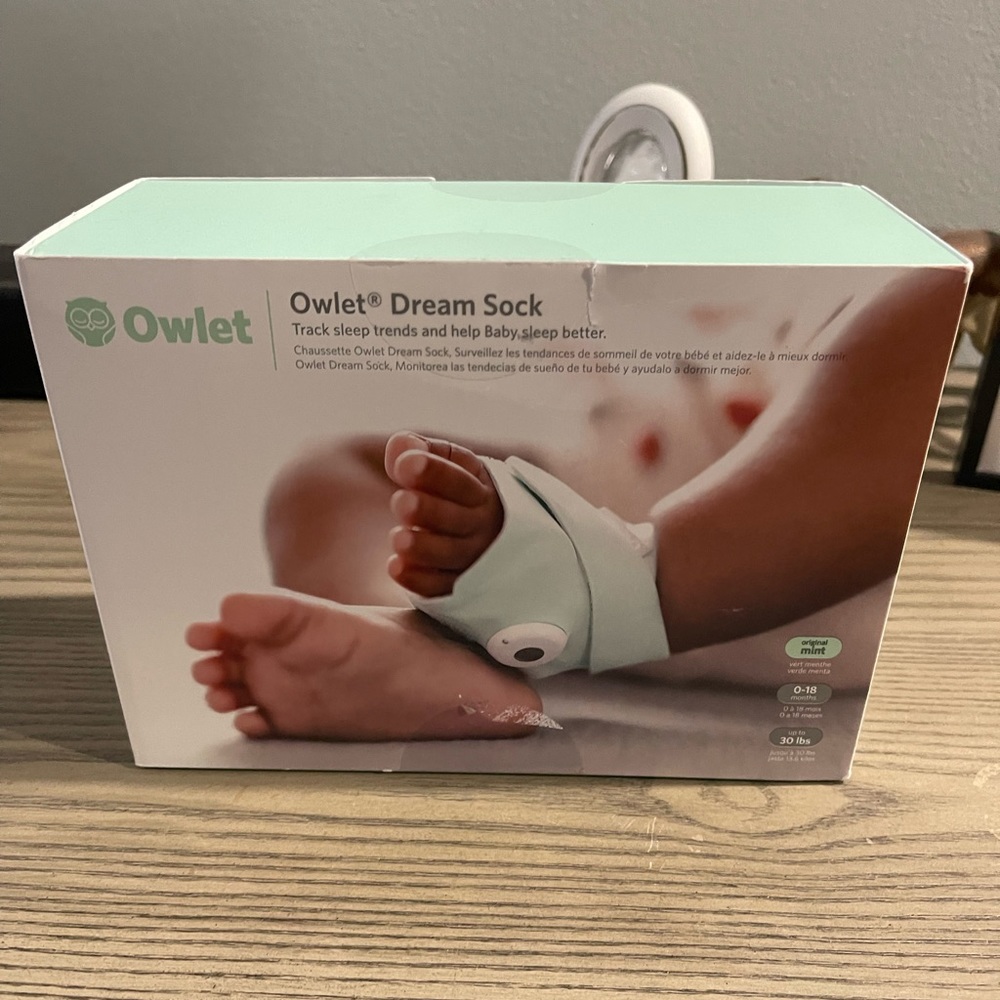 Owlet Dream Sock brand new only opened to take out and put right back in